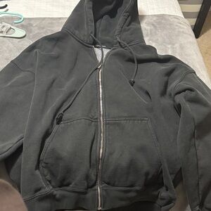 Brandy Melville Black Hoodie Jacket